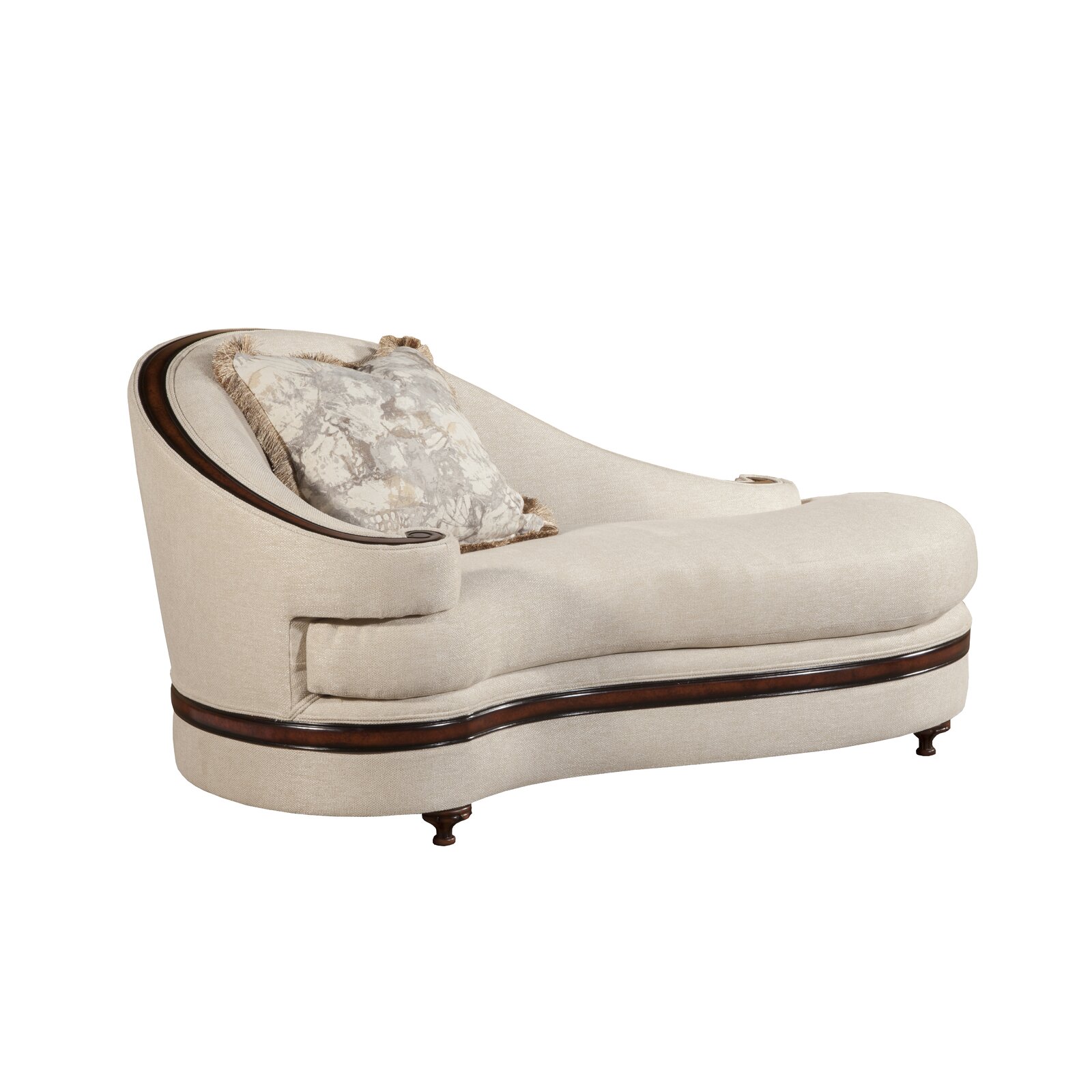 Benetti's Italia Emma Upholstered Chaise Lounge